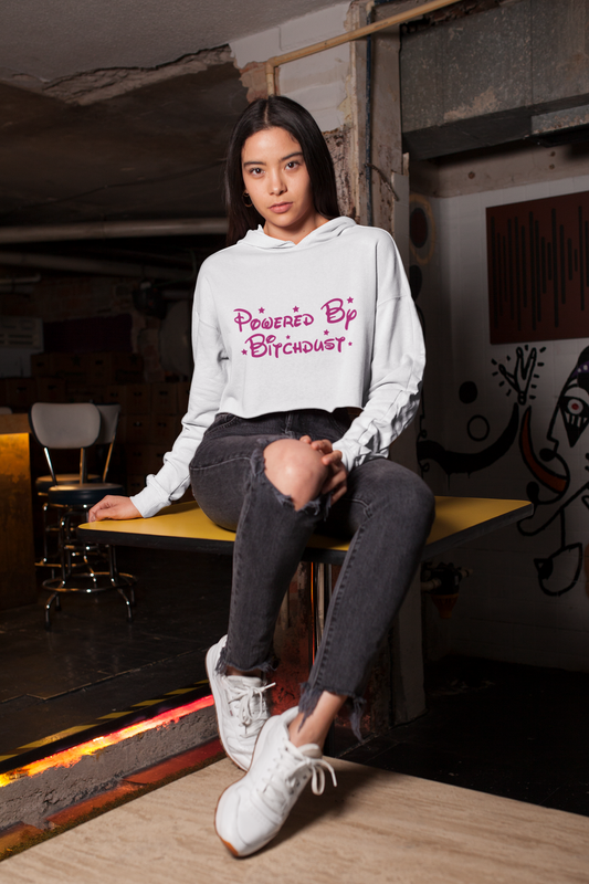 POWERED BY BITCHDUST | Crop Hoodie