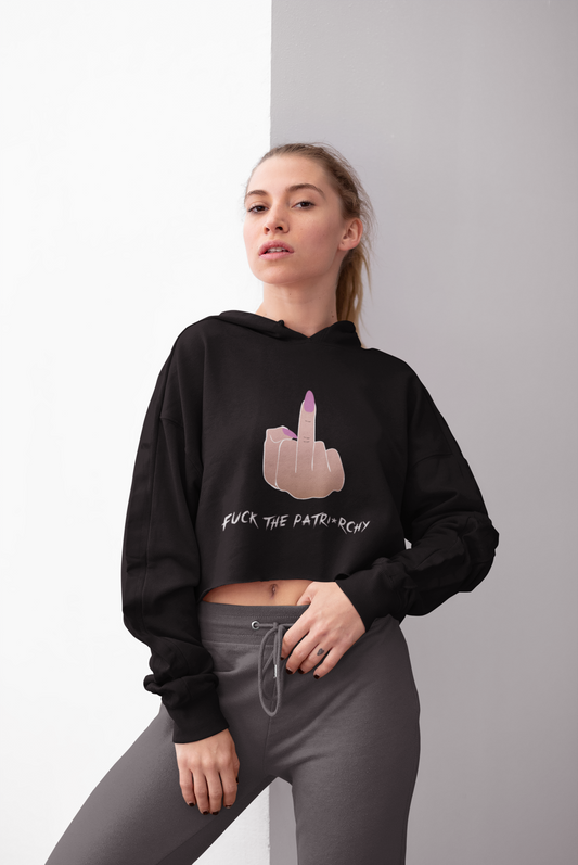 FUCK PATRIARCHY | Crop Hoodie